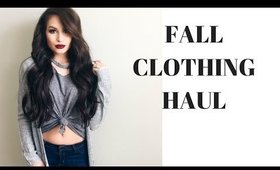 FALL CLOTHING HAUL FT  FASHION NOVA