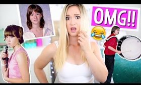 REACTING TO OLD PHOTOS!!! Alisha Marie