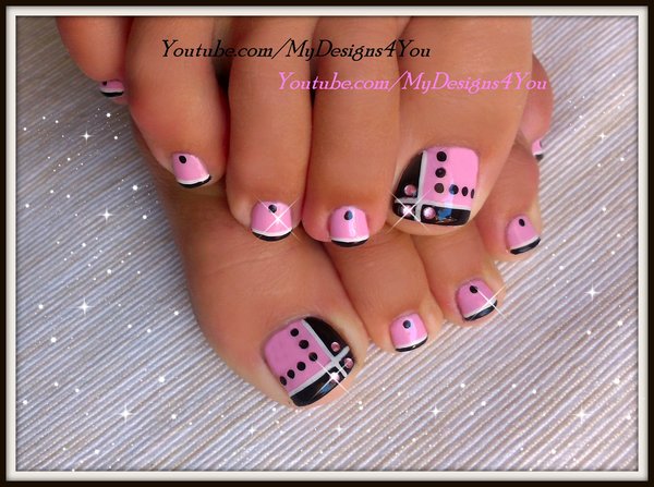 Matte Black Gold Glitter Toe Nail Designs | Simple toe nails, Summer toe  nails, Easy toe nail designs