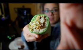 my first mukbang! asian wrap + dates