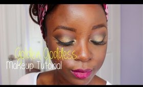 Golden Goddess Makeup Tutorial | msraachxo