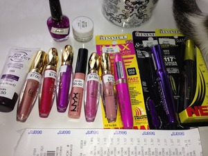 And again to Sears with my coworker and we went lil crazy :) and I got my sale a backup for my shadow base from NYX and a nailpolish from Milani