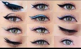 12 Different Eyeliner Looks | Apply Eyeliner like a Pro!