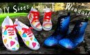 3 Awesome DIY Shoes Projects (High Top Sneakers, Regular Sneakers and Boots)