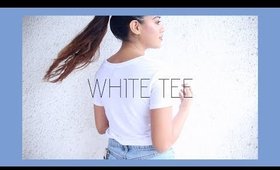 Top 5 White Tee #DEBTEMBER Day 14