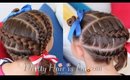 4th of July Hairstyle: American Flag Hairdo