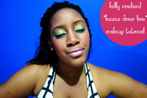 How To: Kelly Rowland “Kisses Down Low” Video Makeup Look Tutorial.