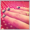 Simple "galaxy" nails