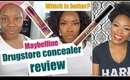 Maybelline Age rewind vs FitMe concealer │review