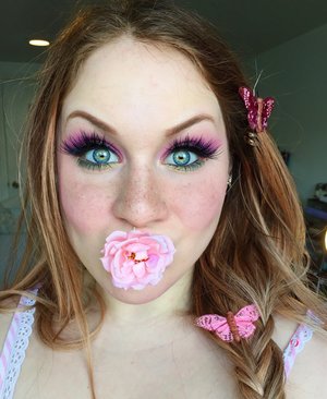 Flowers, Butterflies.....
http://theyeballqueen.blogspot.com/2016/10/springy-meadow-nymph-makeup-tutorial.html
