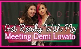 Meeting Demi Lovato ♡ Get ready with me + Concert Vlog