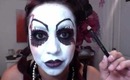 Goth: Clown + Doll Makeup Look 2013