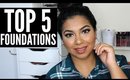 Top 5 Foundations For Indian, Tan, Olive, Brown Skin | MissBeautyAdikt