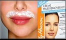 How to Remove Facial Hair for Women, Sally Hansen Creme Hair Remover Duo Kit Review & Tutorial
