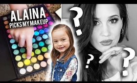 I LET MY 6 YEAR OLD PICK MY MAKEUP! - Things got colorful