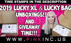 Lucky XL & Lucky Bag Unboxings!! AND Giveaway Time!!! Good Luck XOXO! | Tanya Feifel-Rhodes