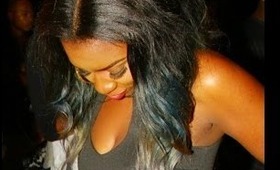 Blue Green Peruvian Hair