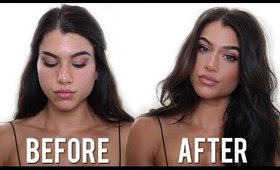 Full Coverage DRUGSTORE FOUNDATION Routine using CREAM CONTOUR!