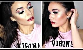 FULL FACE USING ONLY HIGHLIGHTERS CHALLENGE | thatgirlshaexo