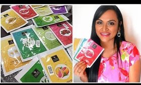 Good Vibes 5 Sheet Masks Tamil Review - Brightening, Cooling & more....