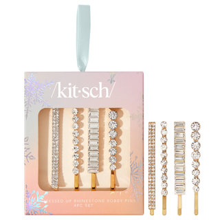 Kitsch All Dressed Up Rhinestone Bobby Pins Set