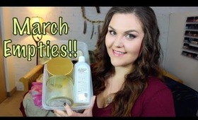 March Empties!!