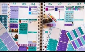Plan with Me | Good Ol' Purple & Blue Theme