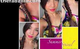 Summer Spiral Hairstyle