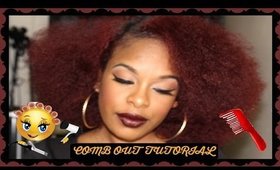 NATURAL HAIR | How I Achieve My Comb-Out(Blowout)