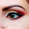 Smoky Eye With Red