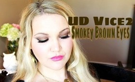 ★SMOKEY BROWN EYES | UD VICE2 LOOK★