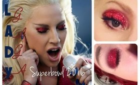 Lady Gaga Superbowl 2016 Glitter Makeup