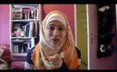 Two Coloured Hijab Tutorial (Orange Saphire)