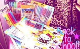 Back to School Supplies Haul + Giveaway!