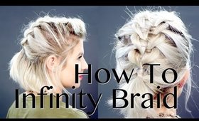 How To Infinity Braid Short Hair | Milabu