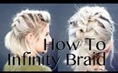 How To Infinity Braid Short Hair | Milabu