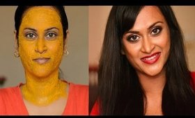 Lighten Face/Neck Using Turmeric