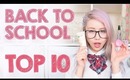 Top 10 Back to School Essentials, Beauty, Makeup, Lunch, Organize - T he Wonderful World of Wengie