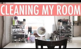 CLEANING MY ROOM | My Office & Beauty Room