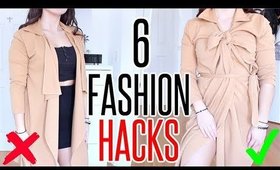 6 WAYS To Knot Your Clothes | SIMPLE FASHION HACKS