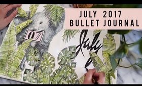 PLAN WITH ME | JULY 2017 BULLET JOURNAL | ANN LE 📝