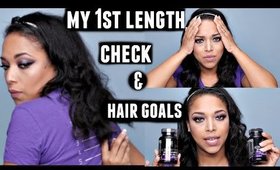 NATURAL HAIR | My 1st Length Check & Post Pregnancy Hair Shedding | NaturallyCurlyQ