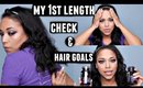 NATURAL HAIR | My 1st Length Check & Post Pregnancy Hair Shedding | NaturallyCurlyQ