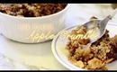HOW TO MAKE APPLE CRUMBLE PIE