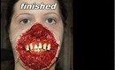 Halloween FX makeup - facial Skin ripped off