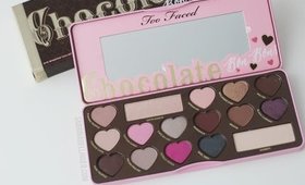 TOO FACED CHOCOLATE BON BONS PALETTE review | heysabrinafaithol