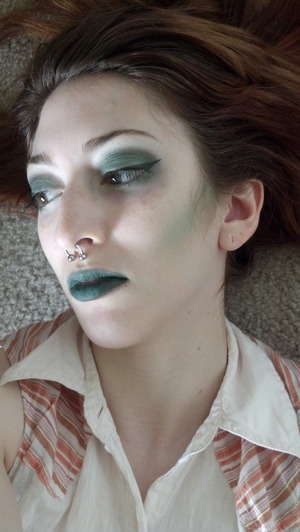 here is another shot of my look based off the character Kanaya from Homestuck.