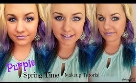 Purple Spring Time ll Makeup Tutorial