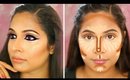 How To: Contour & Highlight | Arabic Eyeliner | Indian Drugstore Products | ShrutiArjunAnand