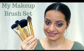 My Makeup Brush Set Review ♥ 10 piece set | Divya Amarnani Noel